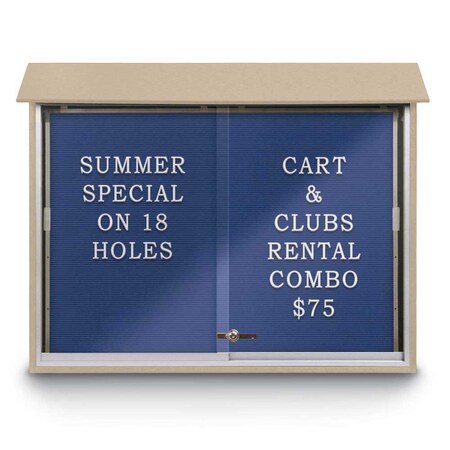 United Visual Products Indoor Enclosed Combo Board, 42"x32", Bronze Frame/Green & Keylime UVCB4232BZ-GREEN-KEYLIME